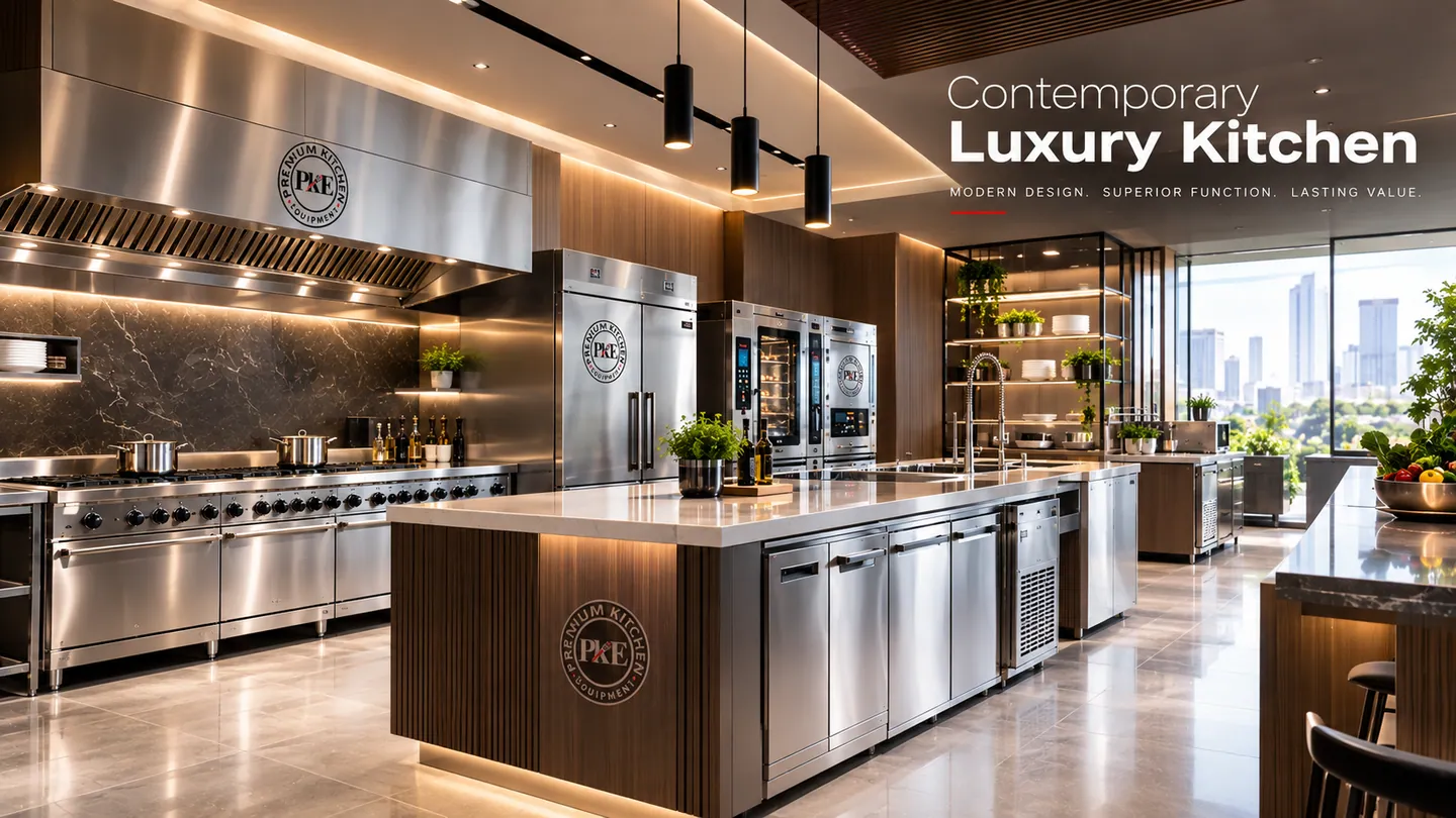 Contemporary Luxury kitchen with PKE equipment