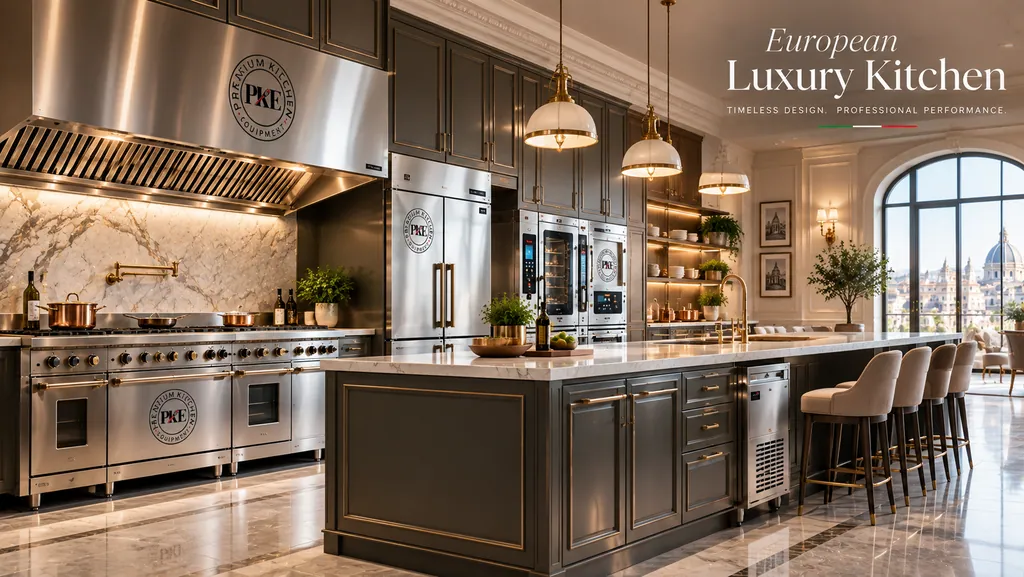 European Luxury kitchen with PKE equipment